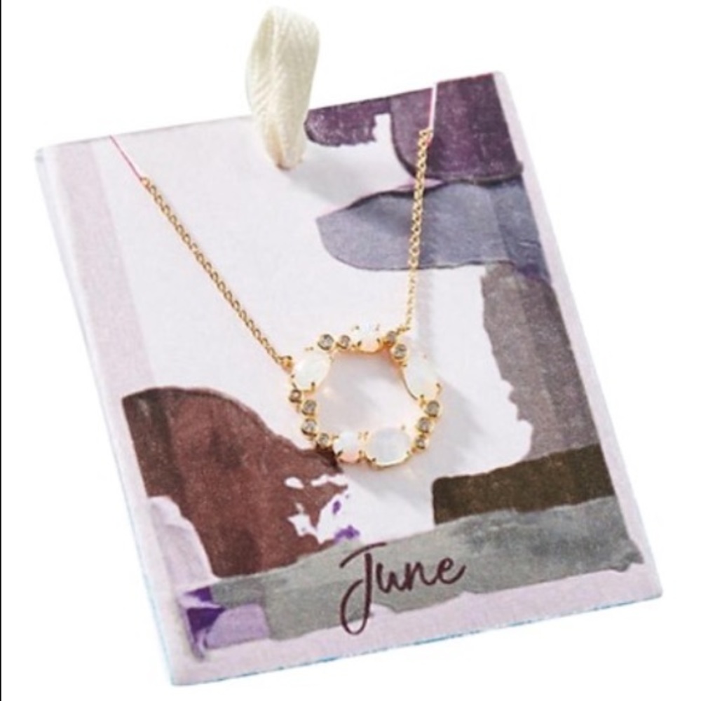 ISO Anthropologie Birthstone June Necklace